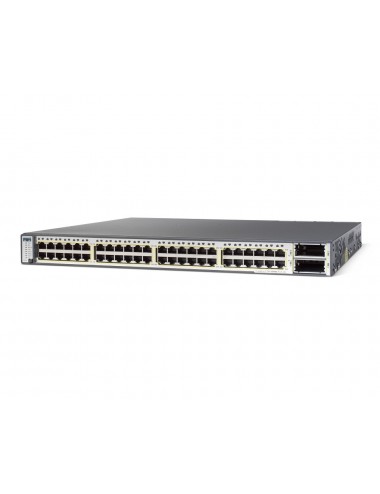 Cisco WS-C3750E-48PD-​S stackable gigabit PoE switch