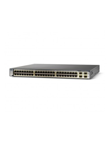 WS-C3750G-48TS-S Cisco Catalyst 3750 48 ports 10/100/1000T + 4 SFP managed switch